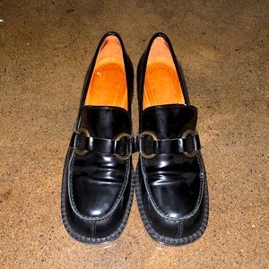 L’Intervalle Black Chunky Leather Loafer - Size 9